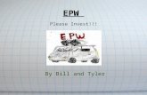 EPW By Bill and Tyler Please Invest!!!. Invention: The Wind Powered Car.