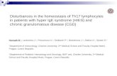 Disturbances in the homeostasis of Th17 lymphocytes in patients with hyper IgE syndrome (HIES) and chronic granulomatous disease (CGD) Horvath R. 1, Lastovicka.
