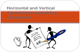 Horizontal and Vertical Agreements restraining competition.
