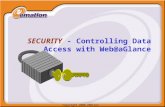 Copyright 2000 eMation SECURITY - Controlling Data Access with Web@aGlance.