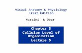 Visual Anatomy & Physiology First Edition Martini & Ober Chapter 3 Cellular Level of Organization Lecture 5.