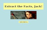Extract the Facts, Jack! SSUSH 6. SSUSH 6 – The student will analyze the nature of territorial and population growth and the impact of this growth in.