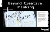 Beyond Creative Thinking. Beyond Blog Social Media.