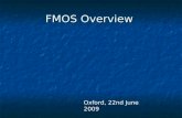 FMOS Overview Oxford, 22nd June 2009. FMOS: Fibre Multi-Object Spectrograph Logical successor to 2dF Logical successor to 2dF Wide-Field IR spectroscopy.