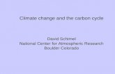 Climate change and the carbon cycle David Schimel National Center for Atmospheric Research Boulder Colorado.