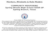 Texas GEAR UP Promising Practice This program has been recognized as a Texas GEAR UP Promising Practice by the Texas Education Agency and Texas GEAR UP.