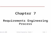 ©Ian Sommerville 2000 Software Engineering. Chapter 7 Slide 1 Chapter 7 Requirements Engineering Process.