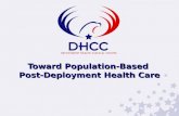 Toward Population-Based Post-Deployment Health Care.