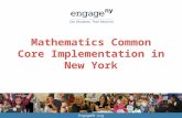 EngageNY.org Mathematics Common Core Implementation in New York.