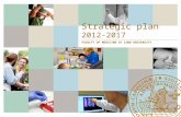 Strategic plan 2012-2017 FACULTY OF MEDICINE AT LUND UNIVERSITY.