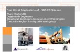 Real World Applications of USGS EQ Science: Stacy Bartoletti Degenkolb Engineers Structural Engineers Association of Washington Cascadia Region Earthquake.