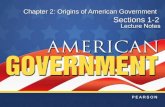 Chapter 2: Origins of American Government Sections 1-2.