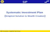 SIP Systematic Investment Plan ( Simplest Solution to Wealth Creation ) RR Investor Capital Services.