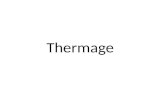 Thermage. What Is The Thermage ® Procedure? Radiofrequency treatment: tightens skin renews facial contours restores healthier collagen.