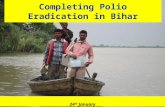 Completing Polio Eradication in Bihar 24 th January.