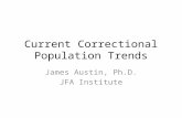 Current Correctional Population Trends James Austin, Ph.D. JFA Institute.