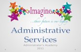Administrative Services Administrator’s Academy 2011.