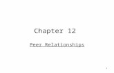 1 Chapter 12 Peer Relationships. 2 Lesson 1 Safe and Healthy Friendships.