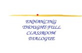Ð ENHANCING THOUGHT-FULL CLASSROOM DIALOGUE. THINKING VERBS IN STANDARDS ANALYZE APPLY CLASSIFY COMPARE CONNECT CONTRAST DESCRIBE DISCUSS ELABORATE EXPLORE.