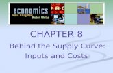 CHAPTER 8 Behind the Supply Curve: Inputs and Costs.