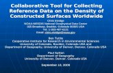 Collaborative Tool for Collecting Reference Data on the Density of Constructed Surfaces Worldwide Chris Elvidge NOAA-NESDIS National Geophysical Data Center.