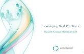 1 Patient Access Management Leveraging Best Practices.