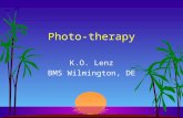 Photo-therapy K.O. Lenz BMS Wilmington, DE. Photo-therapy.