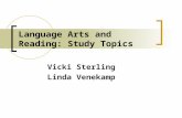 Language Arts and Reading: Study Topics Vicki Sterling Linda Venekamp.