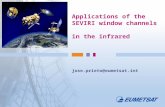 Applications of the SEVIRI window channels in the infrared jose.prieto@eumetsat.int.