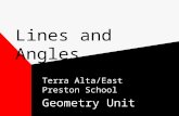Lines and Angles Terra Alta/East Preston School Geometry Unit.
