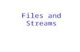 Files and Streams. Java I/O File I/O I/O streams provide data input/output solutions to the programs. A stream can represent many different kinds of sources.