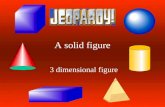 Math Jeopardy A solid figure 3 dimensional figure.