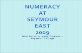 Seymour East was one of two Government Primary schools in Seymour. There is also a Special School and Catholic P-10 college.  Student enrolment of.