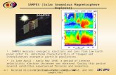 SEC EPO SAMPEX (Solar Anomalous Magnetosphere Explorer) SAMPEX measures energetic electrons and ions from low Earth polar orbit to determine characteristics.