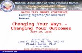 Plantemoran.com Coming Together for America’s Heroes NASVH 2015 SUMMER CONFERENCE.