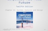 Computers Are Your Future Twelfth Edition Chapter 13: Systems Analysis and Design Copyright © 2012 Pearson Education, Inc. Publishing as Prentice Hall.