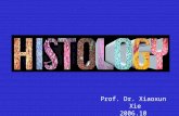 Prof. Dr. Xiaoxun Xie 2006.10 What is Histology ? a science which studies normal microstructures & relationship between these structures and functions.