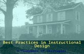 Best Practices in Instructional Design A Framework of Strategies.