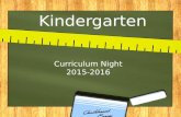 Kindergarten Curriculum Night 2015-2016. Tonight’s Agenda Room Rep Introductions Background Information Curriculum Instruction Assessment Contact Information.