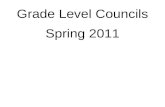 Grade Level Councils Spring 2011. VESD Benchmark Assessments Spring ~ First Grade Only May 16th to May 27th Student Activities and Assessment Calendar.