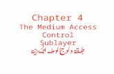 The Medium Access Control Sublayer طبقة ولوج الوسط الجزئية Chapter 4.