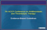 7th ACCP Conference on Antithrombotic and Thrombolytic Therapy: Evidence-Based Guidelines.