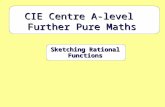 Sketching Rational Functions CIE Centre A-level Further Pure Maths.