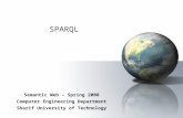 SPARQL Semantic Web - Spring 2008 Computer Engineering Department Sharif University of Technology.