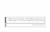 Power Distribution and Redistribution of Workloads in Cloud Computing Facilities Cornell Wilson.