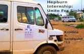 Hepburn Internship: Unite For Sight Ghana Kristina A. Sandquist ‘13.
