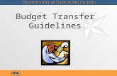 Budget Transfer Guidelines. Budget Transfers Two types of budget transfers:Two types of budget transfers: –Intrafund Within the same fund group as allowedWithin.