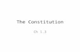 The Constitution Ch 1.3. Monday February 6, 2012 Daily goal: Understand the major weaknesses of the Articles of Confederation, the importance of Shay’s.