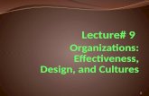 1. Lecture Objectives Identify and describe four characteristics common to all organizations and distinguish between line and staff positions. Describe.
