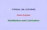 TYPICAL OIL SYSTEMS Piston Engines Distribution and Lubrication.